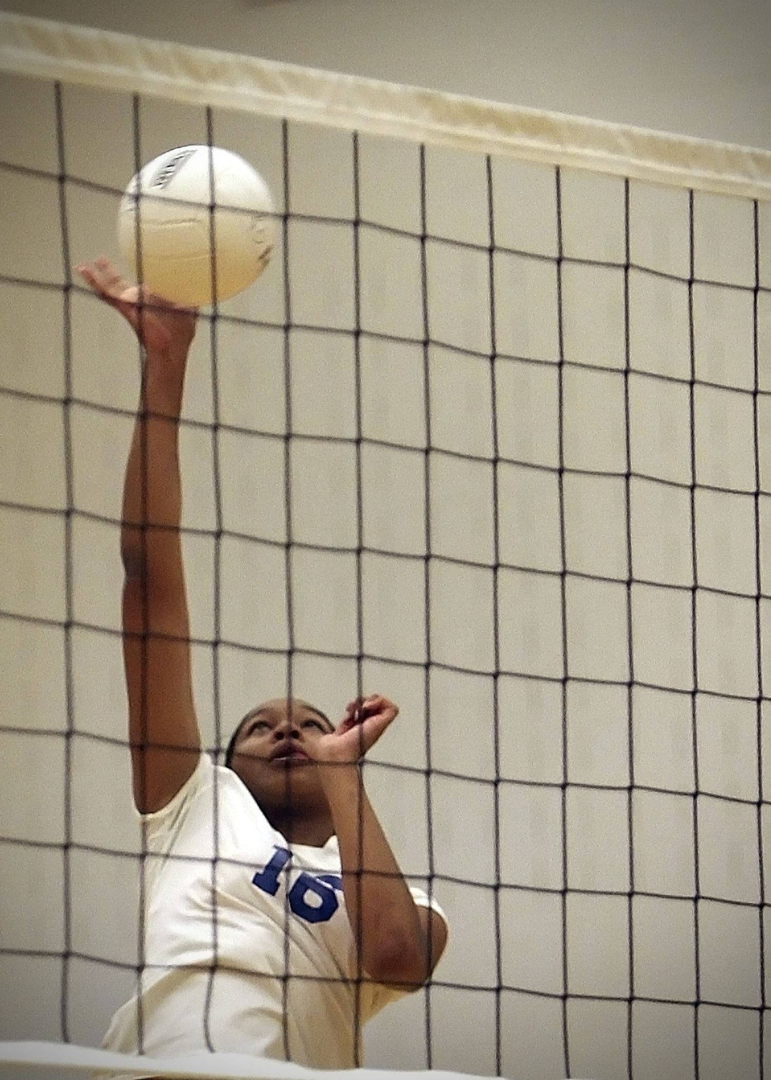 Girl playing volleyball Girl playing volleyball