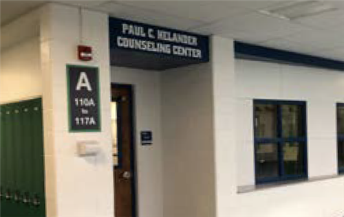 image of door leading to counseling office 