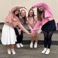  EHS Singers in a shape of a heart