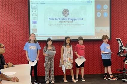 RHR students playground presentation