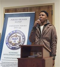 CCSD Leadership Academy students present to NAACP Aurora chapter