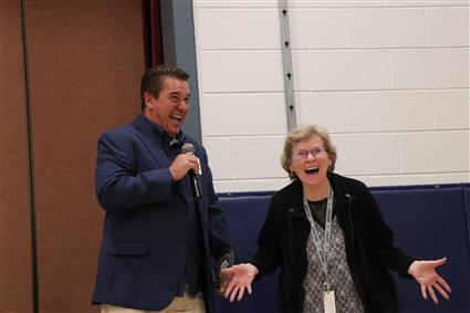 Superintendent with Shelia