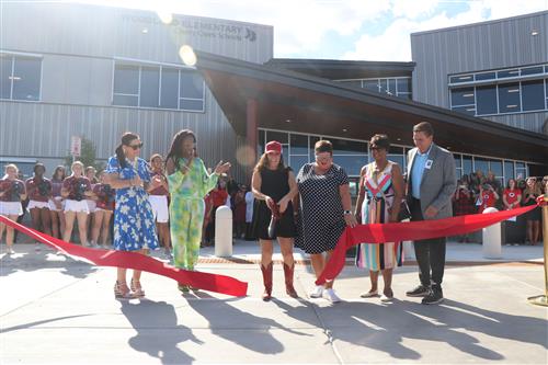 Woodland Elementary Ribbon-Cutting Ceremony on Aug. 11, 2022.