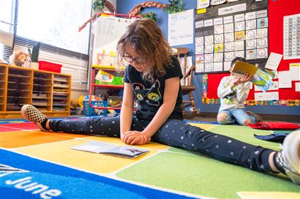Students reading