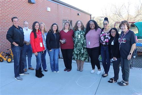 Early Childhood Education Team receiving CCSD Heroes Award