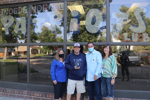 Scott Sage, Chris Smith and staff